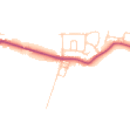 Daytime road noise heatmap for WN2 4AP