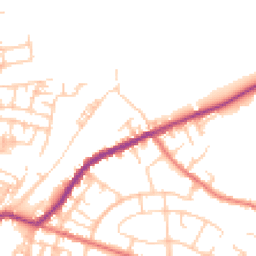 Daytime road noise heatmap for WN2 4BP