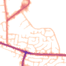 Daytime road noise heatmap for WN2 4GH