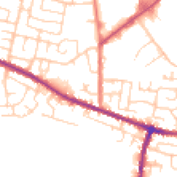 Daytime road noise heatmap for WN2 4HG