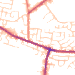 Daytime road noise heatmap for WN2 4HJ