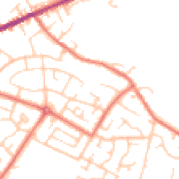 Daytime road noise heatmap for WN2 4JT