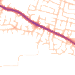 Daytime road noise heatmap for WN2 4LU