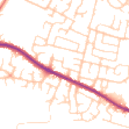 Daytime road noise heatmap for WN2 4RF