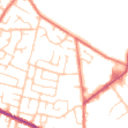 Daytime road noise heatmap for WN2 4RH