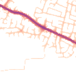 Daytime road noise heatmap for WN2 4RS