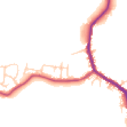 Daytime road noise heatmap for WN2 4UJ