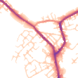 Daytime road noise heatmap for WN2 5AF