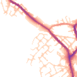 Daytime road noise heatmap for WN2 5BF