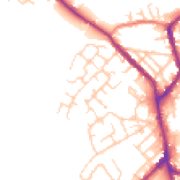 Daytime road noise heatmap for WN2 5ER