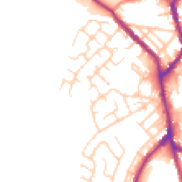 Daytime road noise heatmap for WN2 5FJ