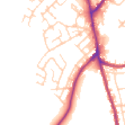 Daytime road noise heatmap for WN2 5HT