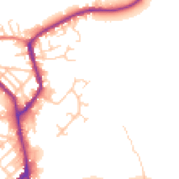 Daytime road noise heatmap for WN2 5NA