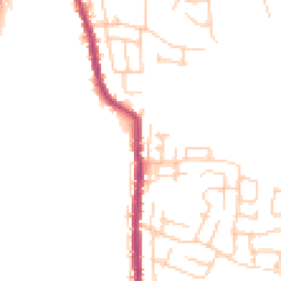 Daytime road noise heatmap for WN2 5RJ