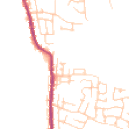 Daytime road noise heatmap for WN2 5RW