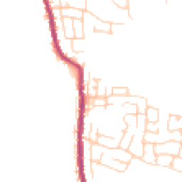 Daytime road noise heatmap for WN2 5RY