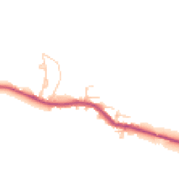 Daytime road noise heatmap for WN2 5TW