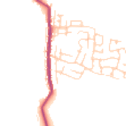 Daytime road noise heatmap for WN2 5XD