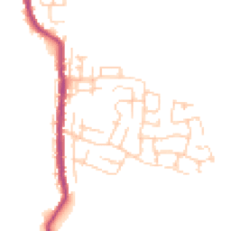 Daytime road noise heatmap for WN2 5XG