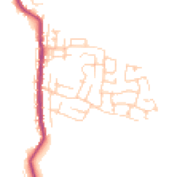 Daytime road noise heatmap for WN2 5XL
