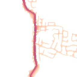 Daytime road noise heatmap for WN2 5XN