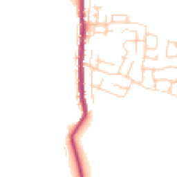 Daytime road noise heatmap for WN2 5XU