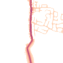 Daytime road noise heatmap for WN2 5XY