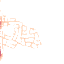 Daytime road noise heatmap for WN2 5YX