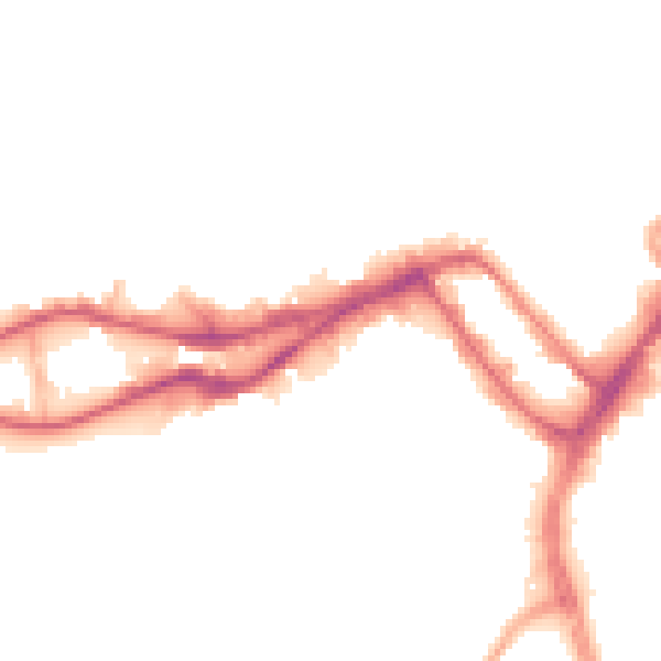Night-time road noise heatmap for WN3 4BG