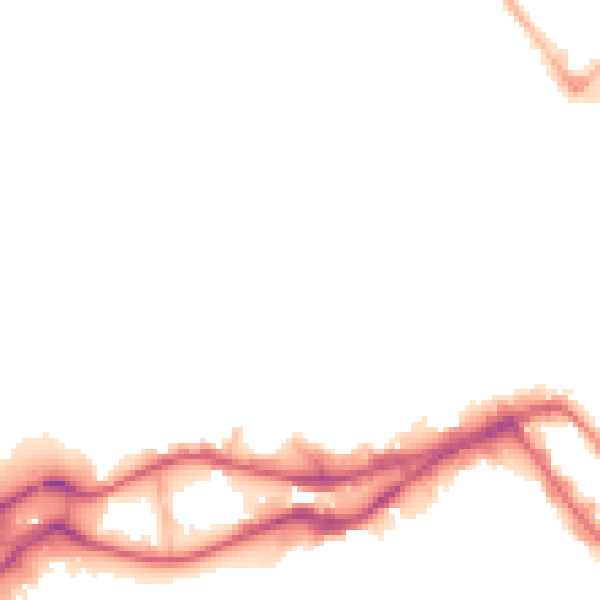 Night-time road noise heatmap for WN3 4BY