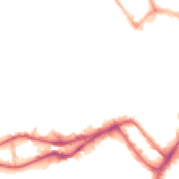 Night-time road noise heatmap for WN3 4BZ