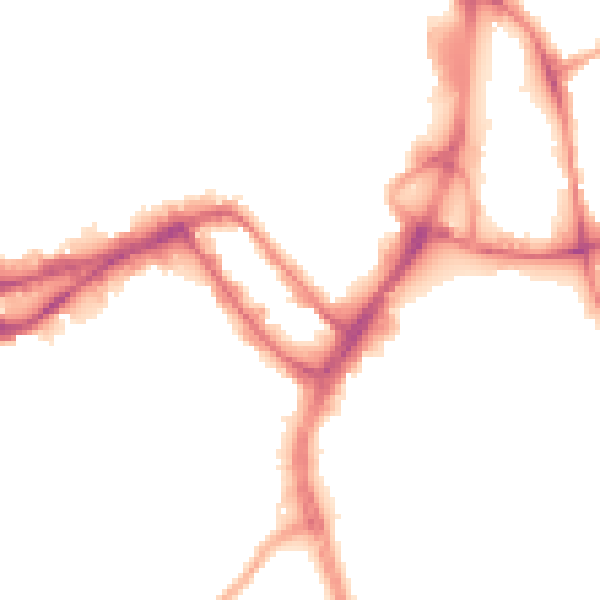 Night-time road noise heatmap for WN3 4HW
