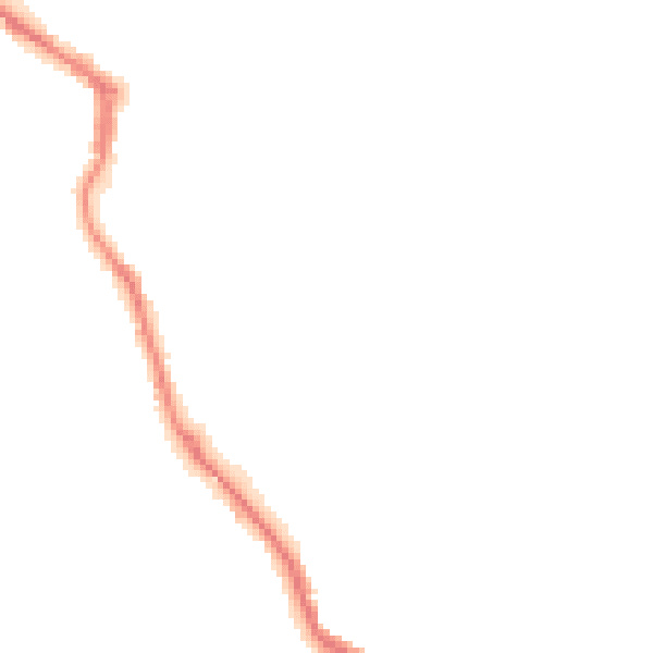 Night-time road noise heatmap for WN3 4JD