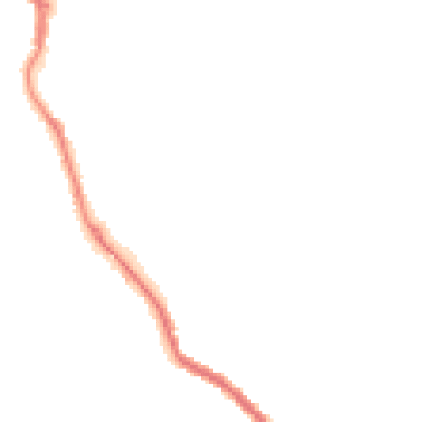 Night-time road noise heatmap for WN3 4JP
