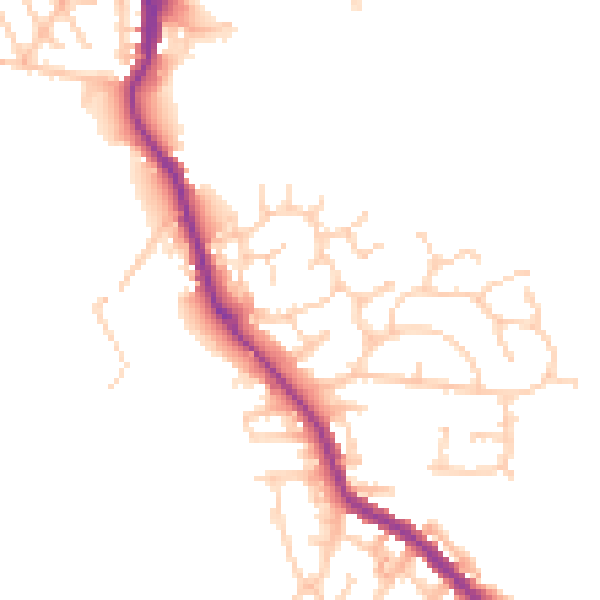 Daytime road noise heatmap for WN3 4LT