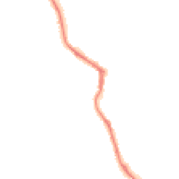 Night-time road noise heatmap for WN3 4NE