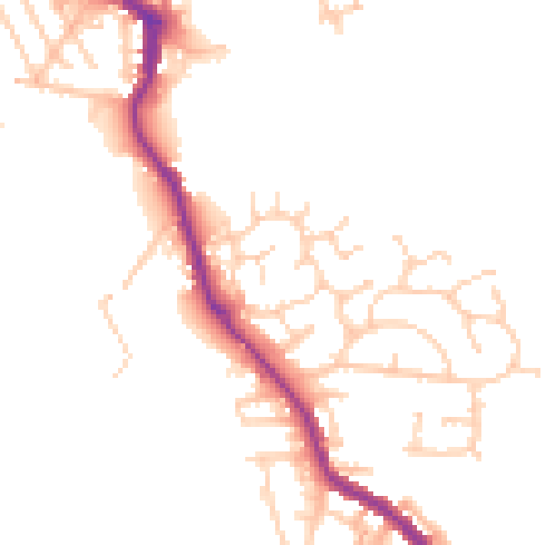 Daytime road noise heatmap for WN3 4PG