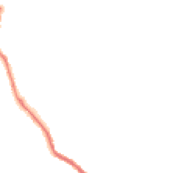 Night-time road noise heatmap for WN3 4PW