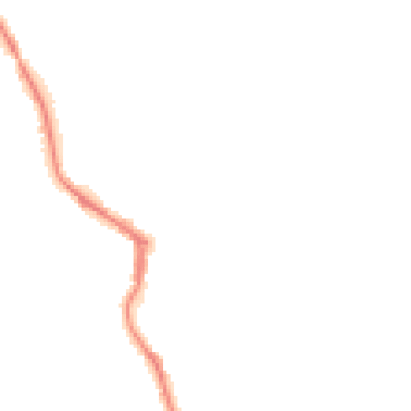 Night-time road noise heatmap for WN3 4QT