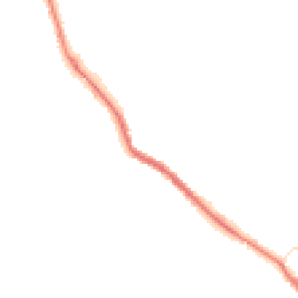 Night-time road noise heatmap for WN3 4TG