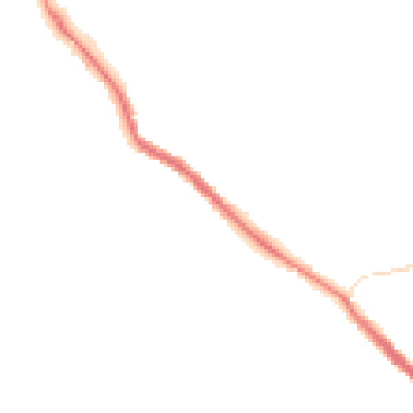 Night-time road noise heatmap for WN3 4UL