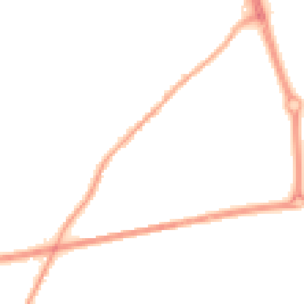 Night-time road noise heatmap for WN3 5DT