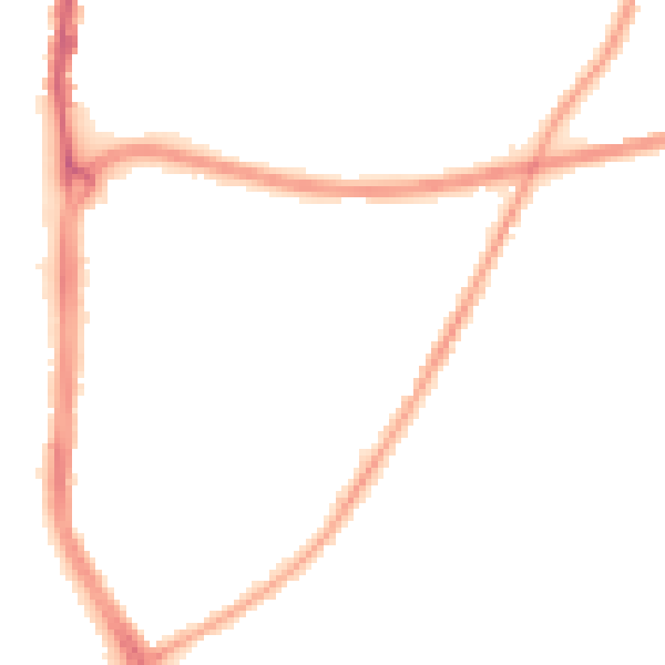 Night-time road noise heatmap for WN3 5HX