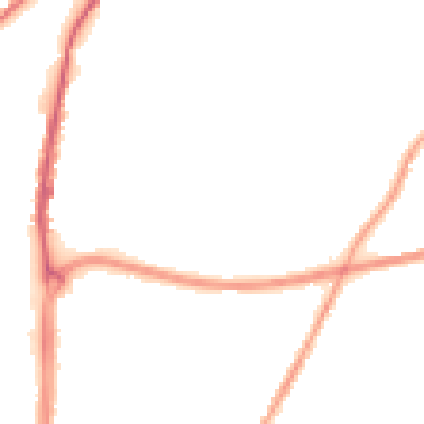 Night-time road noise heatmap for WN3 5TG