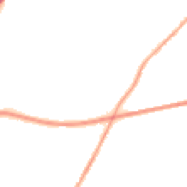 Night-time road noise heatmap for WN3 5UG