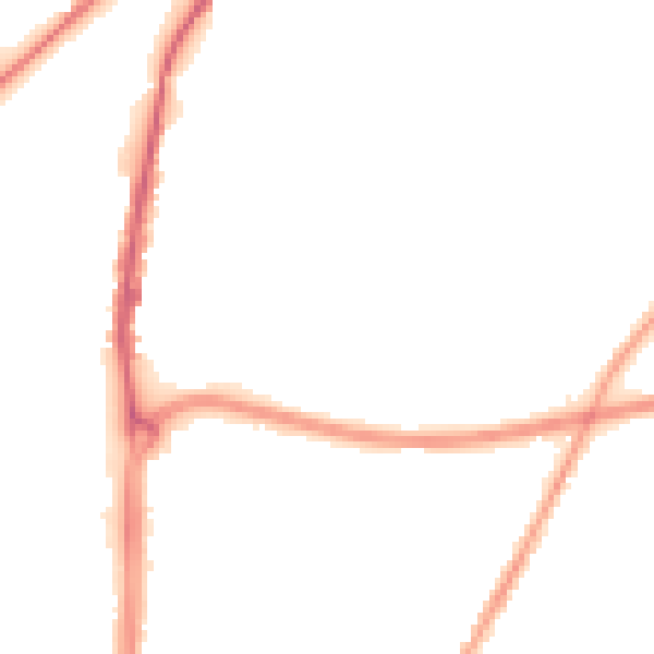 Night-time road noise heatmap for WN3 5UH