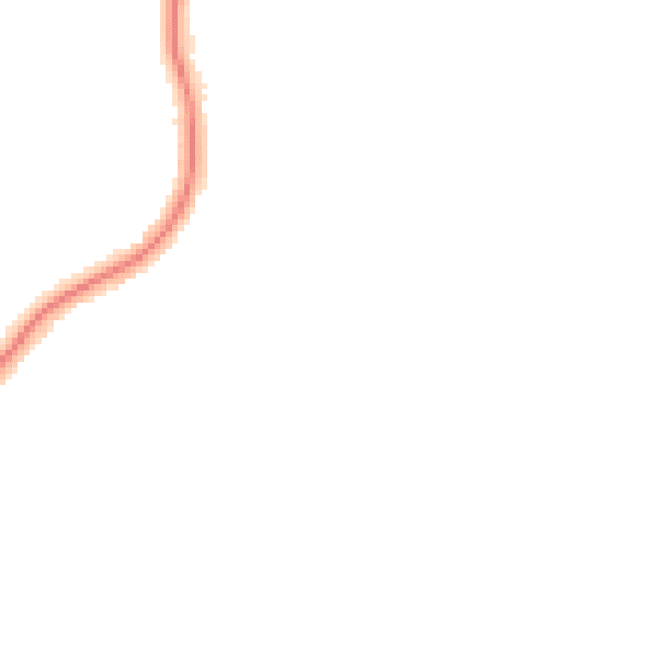 Night-time road noise heatmap for WN3 6JL