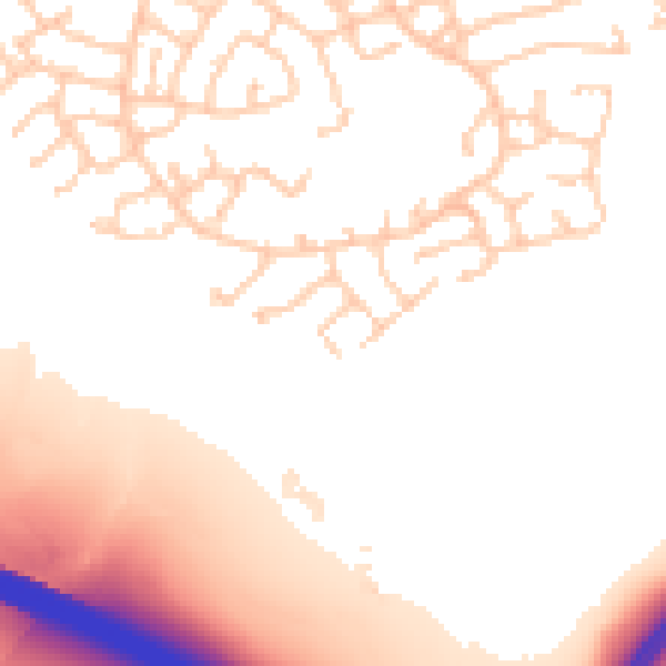 Daytime road noise heatmap for WN3 6LJ
