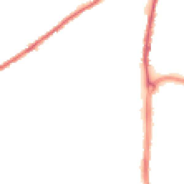 Night-time road noise heatmap for WN3 6NY