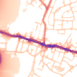 Daytime road noise heatmap for WN5 0AD